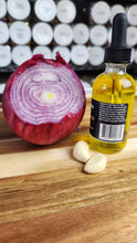 Load image into Gallery viewer, Onion and Garlic Thickening Ayurvedic Hair Oil 2 oz. (60ml)
