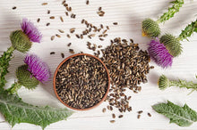 Load image into Gallery viewer, Milk Thistle Seed Whole (Silybum marianum), Liver & Gallbladder health Detox, Organic 1 oz