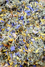 Load image into Gallery viewer, Herbal Blend Organic-Ray Of Sunshine- Blue Lotus- Mugwort-Damiana-Skullcap-Passion Flower