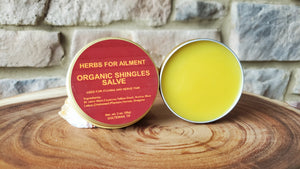 Shingles Salve Relief, organic 2oz Nerve pain,Burning, itching, inflammation