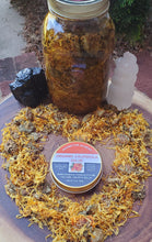 Load image into Gallery viewer, Calendula Salve/Balm, Diaper rashes, Eczema, Psoriasis, Acne, Burns, Wounds, Organic 2 oz.