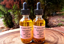 Load image into Gallery viewer, Anti Cellulite Infused Herbal Oil Smooth as Silk, Massage oil, Reduces Cellulite, Stretch Marks, Tones 2 oz. (60ml)