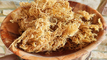Load image into Gallery viewer, Sun Dried Irish Sea Moss St. Lucia 4 oz- Gold Raw- Wild Crafted / Sea Moss Powder-1 oz