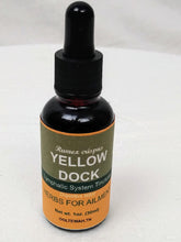 Load image into Gallery viewer, Yellow Dock Tincture 1 oz Anemia, Low Iron, Liver, Digestion