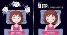 Load image into Gallery viewer, Sleep Aid & Mood Support Supplement- Sleep & Stress Relief, Melatonin, 5-HTP, 60 count