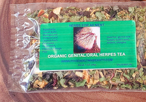 Genital/Oral Herpes Tea -Cold Sores- Shingles- Viruses- All Natural Organic 1oz.