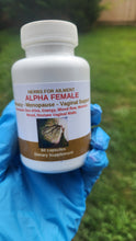 Load image into Gallery viewer, Libido &amp; Vaginal Dryness Supplement (ALPHA Female), Menopause, Tighting, Restoring, Mood
