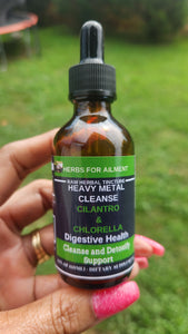 Heavy Metal Detox  Cilantro / Chlorella Broken Cell, Immune Health,  2 oz, Organic