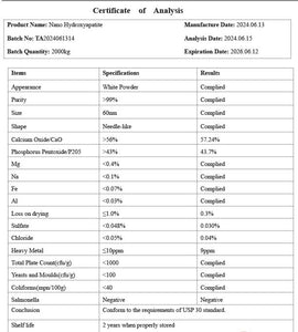 Hydroxyapatite Nano 60 Food Grade 100 % Pure, BONE & TEETH HEALTH- US SELLER!!!!