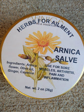 Load image into Gallery viewer, Arnica Recovery Salve | Muscle Rub for Bruises, Back Pain &amp; Post-Lipo Massage | Phoenix Lynn 2 oz.
