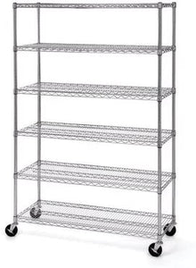 Certified Steel Wire Shelving with Wheels