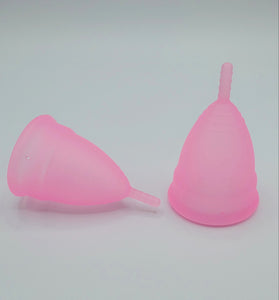 Menstrual Cup Reusable Period Cup-Pink- Size Large