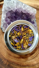 Load image into Gallery viewer, Herbal Blend Organic-Ray Of Sunshine- Blue Lotus- Mugwort-Damiana-Skullcap-Passion Flower
