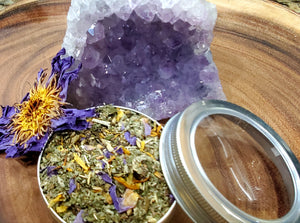 Herbal Blend Organic-Ray Of Sunshine- Blue Lotus- Mugwort-Damiana-Skullcap-Passion Flower