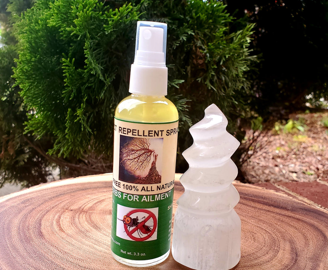 All Natural Insect Repellent Bug Spray-Mosquito-Gnats-Flies Deet Free 3.33 oz.
