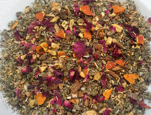 FIBROIDS AND ENDO FREE HERBAL LOOSE LEAF TEA, CYSTS AND PCOS.  1 oz. to 3 oz.