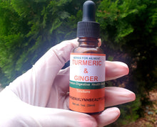 Load image into Gallery viewer, Turmeric and Ginger Glycerin Tincture Extract
