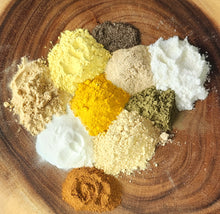 Load image into Gallery viewer, Golden Milk Latte Powder Turmeric, Ginger, Querctin, INFLAMMATION, IMMUNE SUPPORT 4 oz.
