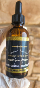 Male Prostate Tincture  Potent DHT Blocker Supports, Bladder Control, Frequent Urination Relief  2 oz.