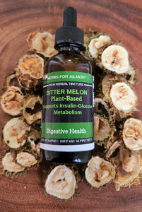 Bitter Melon (Momordica Charantia) Tincture, Dried fruit Alcohol-FREE Liquid Extract, Organic 2 oz
