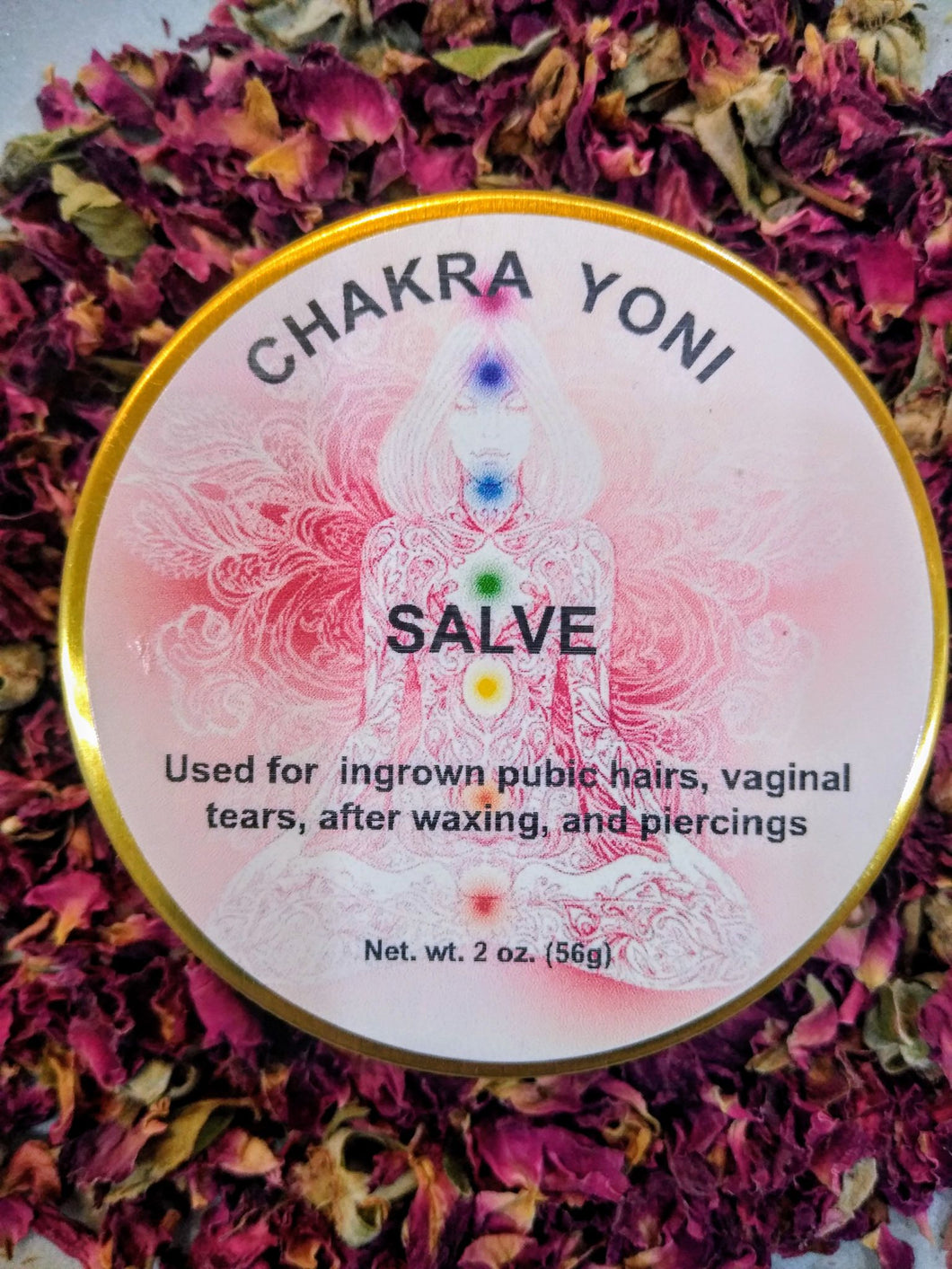 Yoni Salve/Balm Micro Tears, Ingrown Hair, Waxing, Piercings, yeast infections, organic, 2 oz