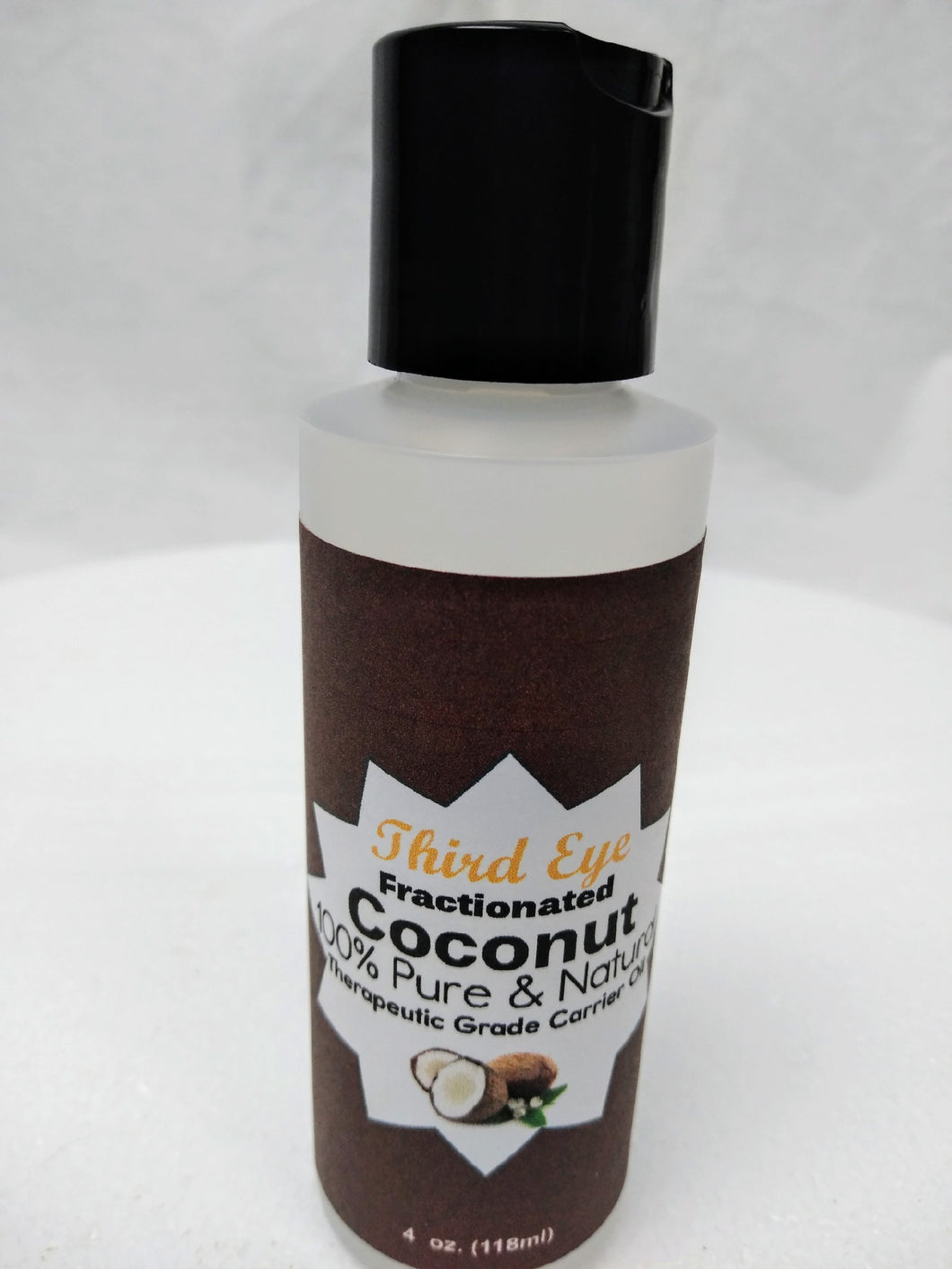Organic Fractionated Coconut Oil 4 oz Cold pressed