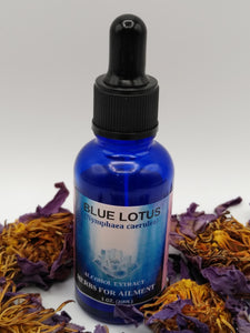 Blue Lotus ( Nymphaea caerulea) Alcohol Tincture Extract Aphrodisiac, Calming, Lucid Dreams