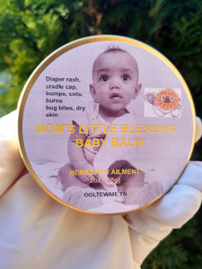Baby Balm/Salve Diaper Rash, Cradle Cap, Dry Skin, Bug Bites, Cuts