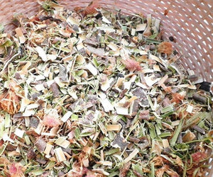 Silk Mimosa Tree ( Albizia julibrissin) Dried Flowers, Leaves, Bark Blend Wildcrafted 1oz.