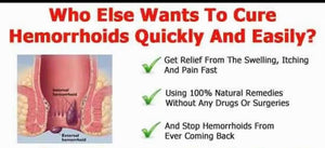 Hemorrhoid & Piles Ointment, Salve/Balm, Treatment, Anal Fissure, Pain, Swelling