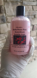 Bella Rose Face / Body Wash Organic/Bubble Bath/PH Balanced/All Natural