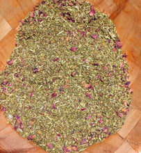 Load image into Gallery viewer, Stress/Anxiety/Panic Attack Tea Mixed Herbal Blend Damiana, Passion Flower, Skull Cap, Calming 1 oz.
